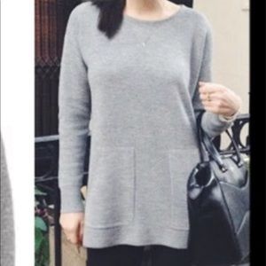 J Crew Merino Sweater, Gray XS like new